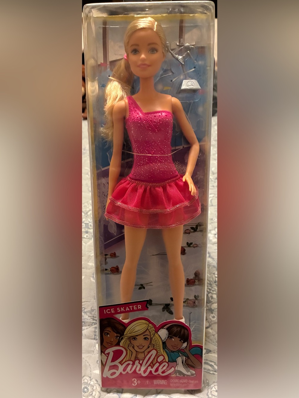 Barbie Hot Pink Sparkle Tulle Skater Dress